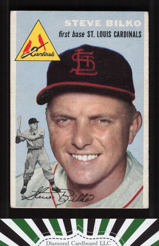 1954 Topps #116 Steve Bilko VGEX i, front