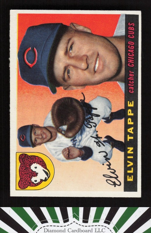 1955 Topps #129 Elvin Tappe EX e, front
