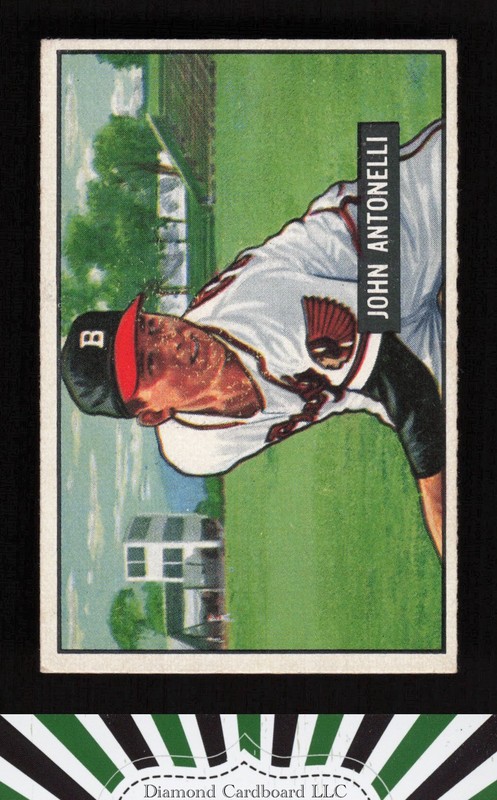 1951 Bowman #243 John Antonelli EX, front