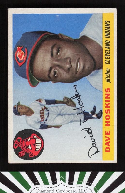 1955 Topps #133 Dave Hoskins VG a, front