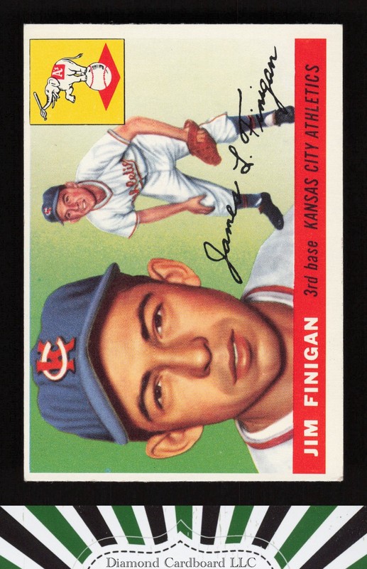 1955 Topps #14 Jim Finigan EX o, front