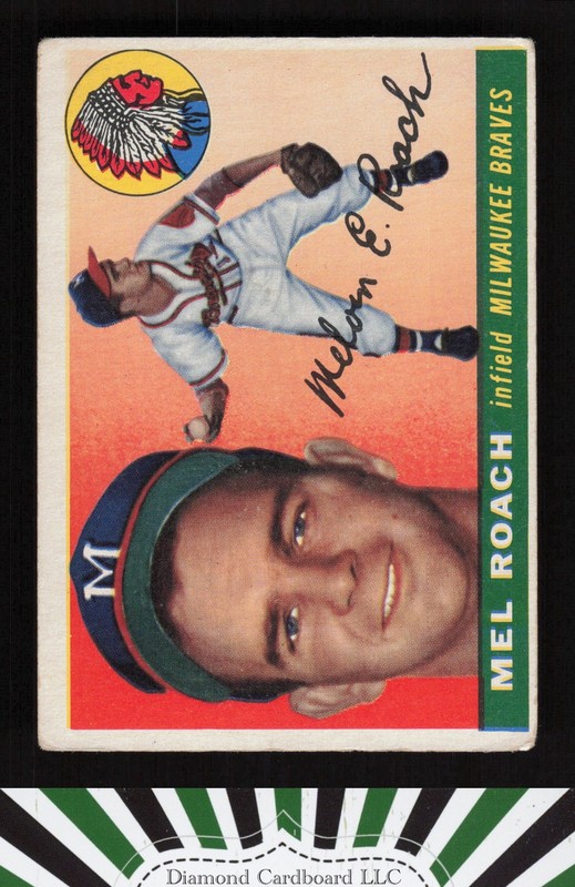 1955 Topps #117 Mel Roach GD+ a, front