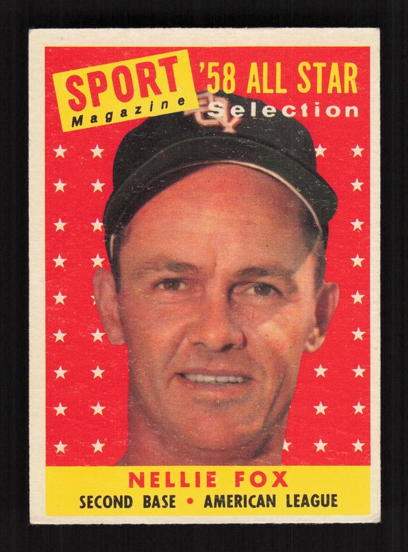 1958 Topps #479 Nellie Fox VGEX h, front