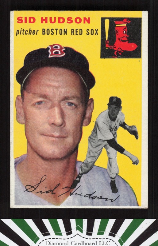 1954 Topps #93 Sid Hudson VGEX f, front