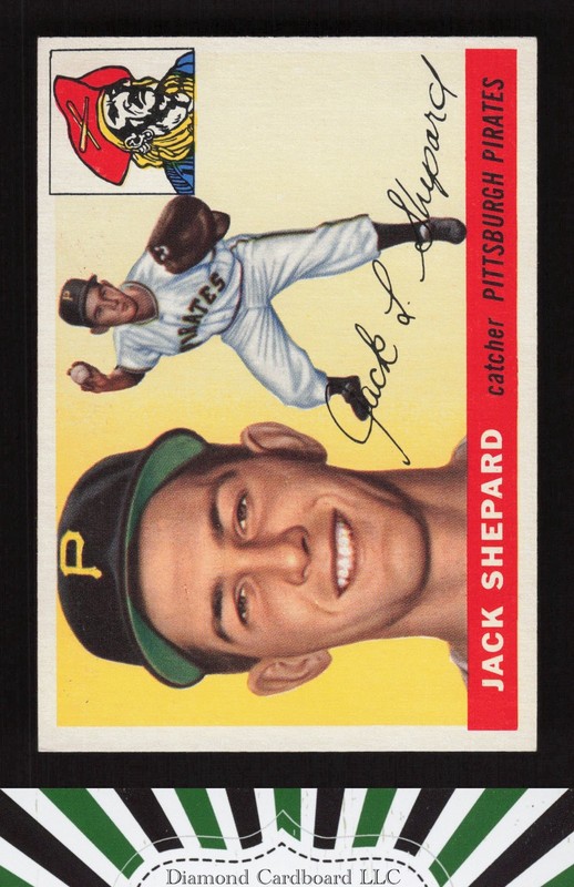 1955 Topps #73 Jack Shepard EXMT+ n, front