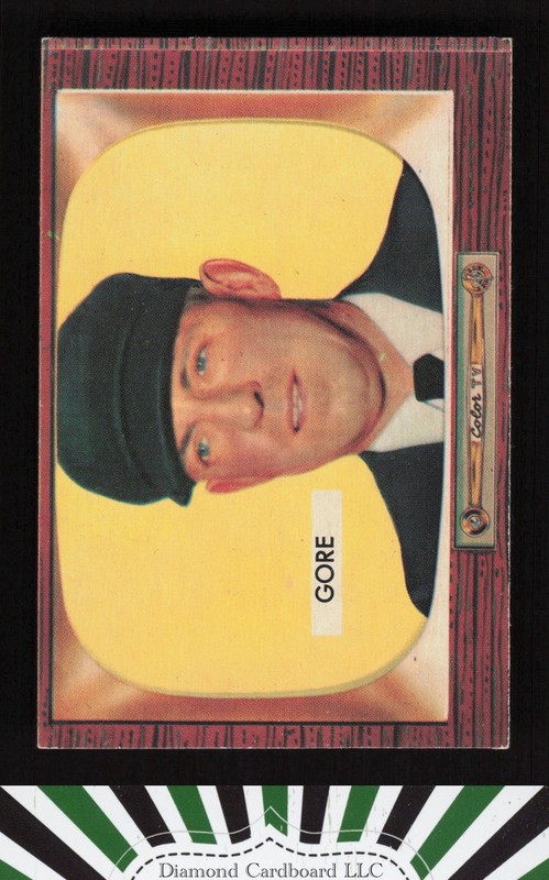 1955 Bowman #289 Arthur J. Gore VGEX+, front