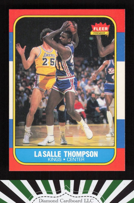 1986-87 Fleer #110 LaSalle Thompson EXMT, front