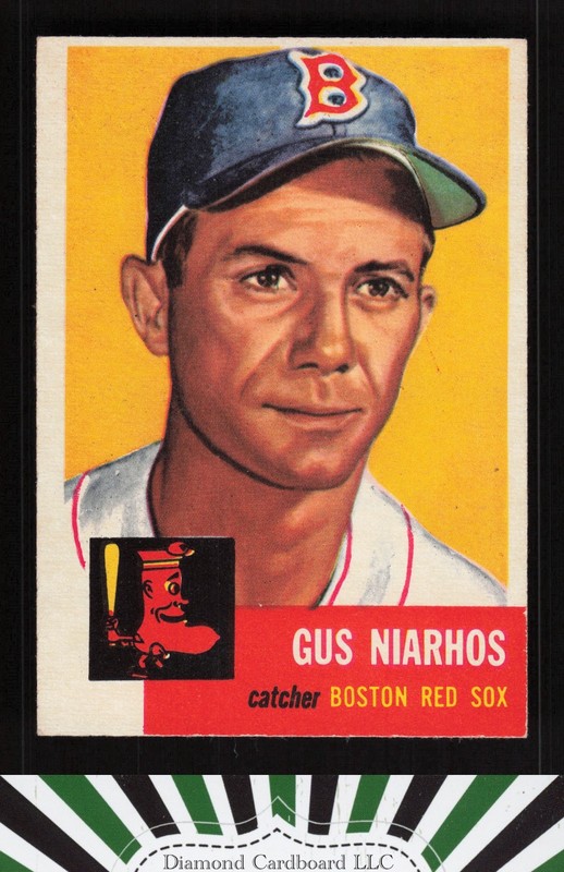 1953 Topps #63 Gus Niarhos EXMT i, front
