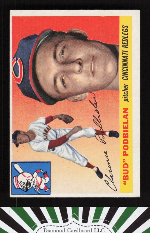 1955 Topps #153 Bud Podbielan VGEX+ i, front