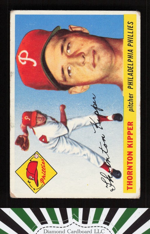 1955 Topps #62 Thornton Kipper GD b, front