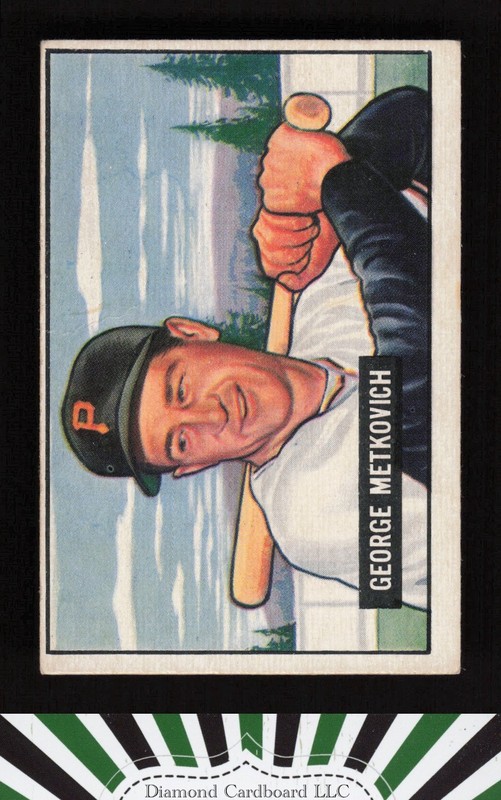 1951 Bowman #274 George Metkovich VGEX, front