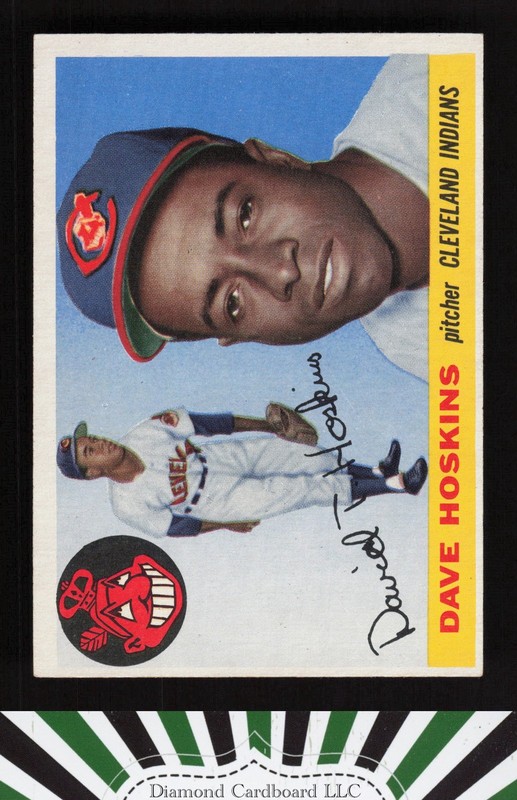 1955 Topps #133 Dave Hoskins EX n, front