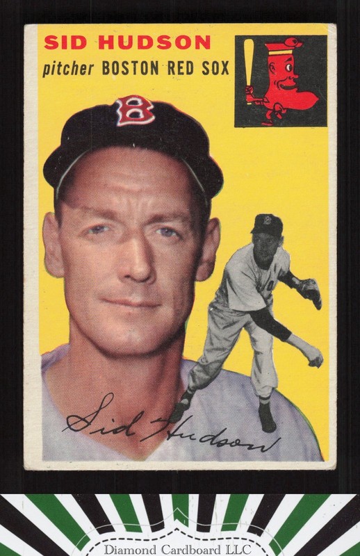 1954 Topps #93 Sid Hudson VGEX g, front
