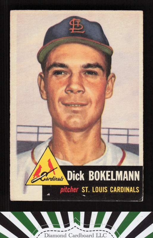 1953 Topps #204 Dick Bokelmann VGEX e, front