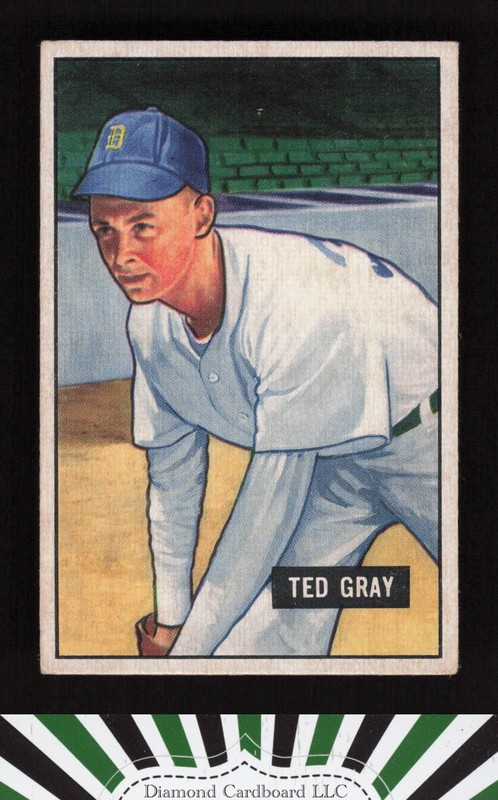 1951 Bowman #178 Ted Gray VGEX [CENTERED], front