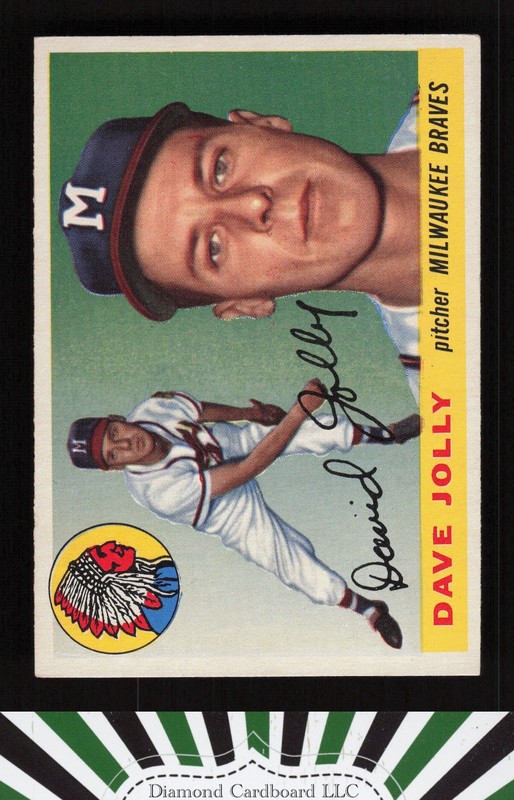 1955 Topps #35 Dave Jolly VGEX+ k, front