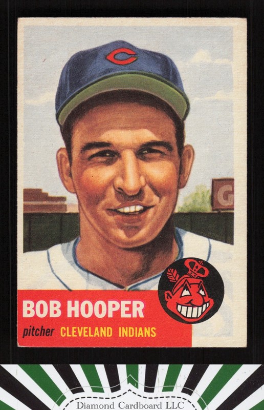 1953 Topps #84 Bob Hooper EX c, front