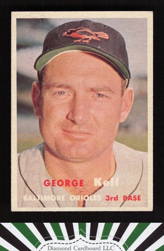 1957 Topps #230 George Kell EXMT (MK) l, front