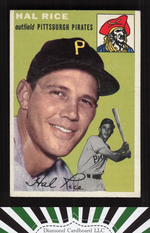 1954 Topps #95 Hal Rice GD+ n, front