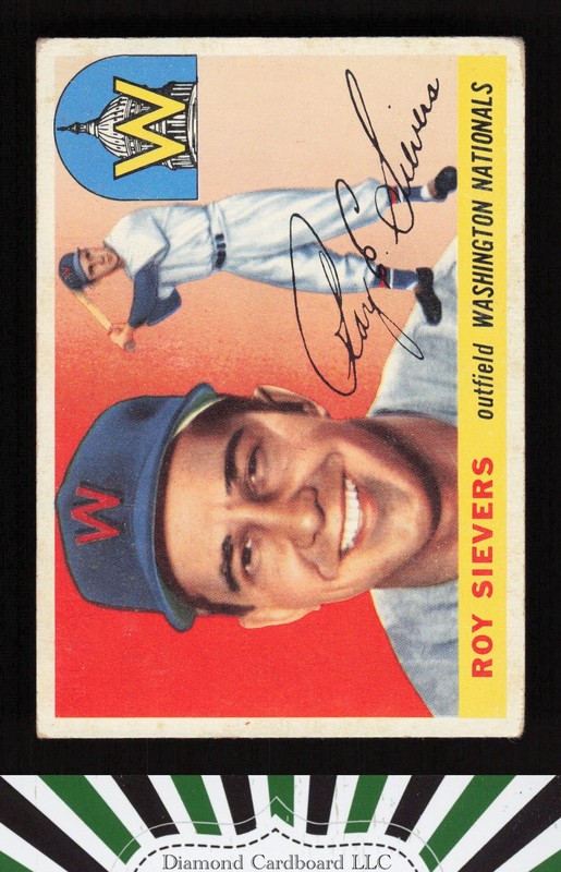 1955 Topps #16 Roy Sievers GD+ [DEAD CENTERED] a, front