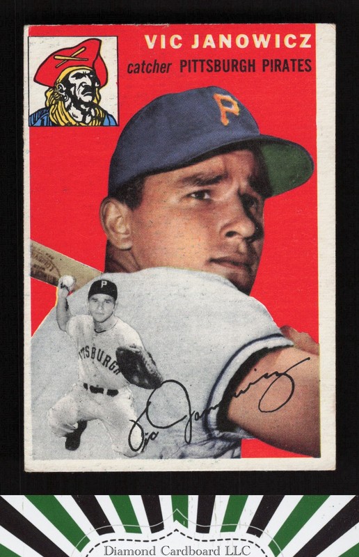1954 Topps #16 Vic Janowicz VGEX a, front