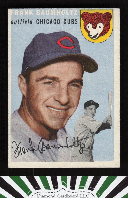 1954 Topps #60 Frank Baumholtz EXMT a, front