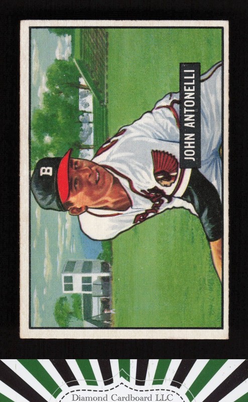 1951 Bowman #243 John Antonelli EX, front