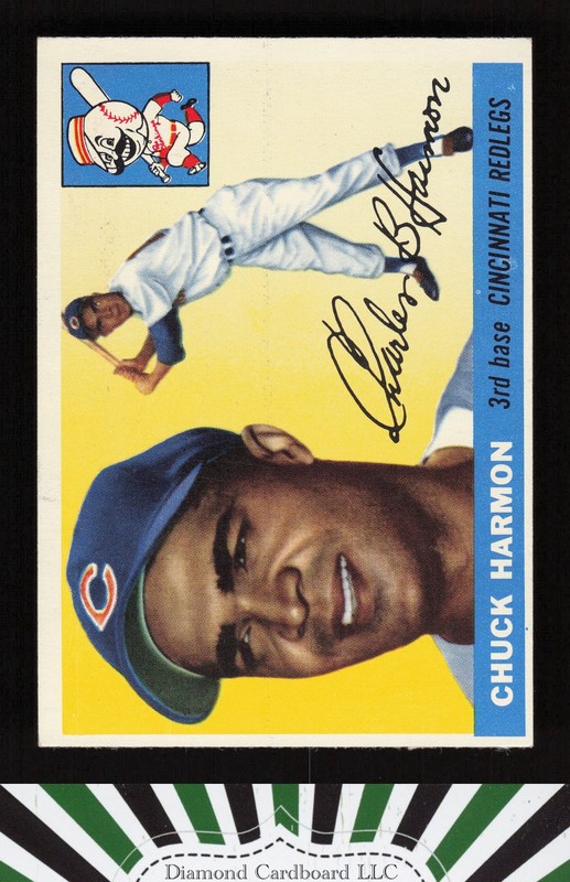 1955 Topps #82 Chuck Harmon EX o, front