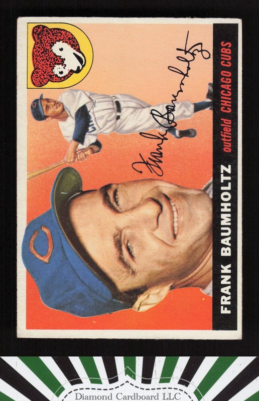 1955 Topps #172 Frank Baumholtz VGEX j, front