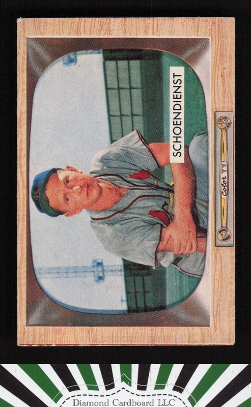1955 Bowman #29 Al "Red" Schoendienst GD [Looks VGEX] d, front