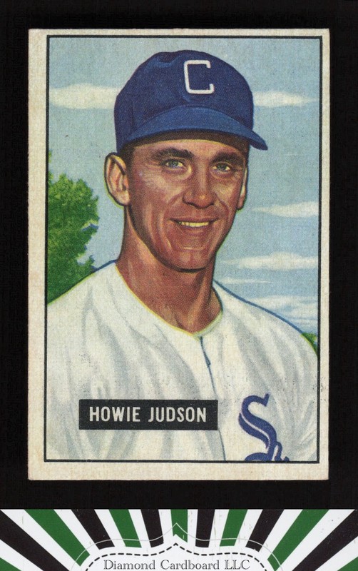 1951 Bowman #123 Howie Judson VGEX+, front