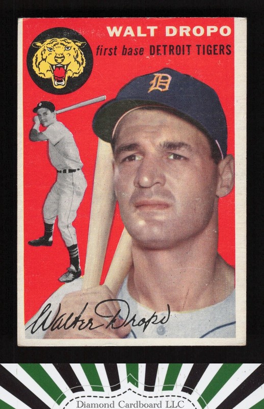 1954 Topps #18 Walt Dropo VGEX a, front