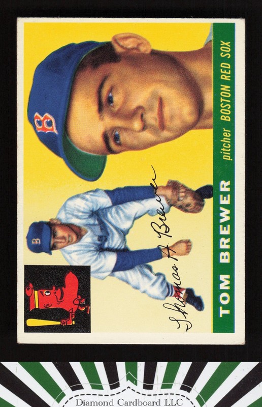 1955 Topps #83 Tom Brewer VGEX+ k, front