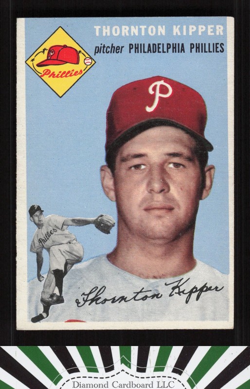 1954 Topps #108 Thornton Kipper VGEX g, front