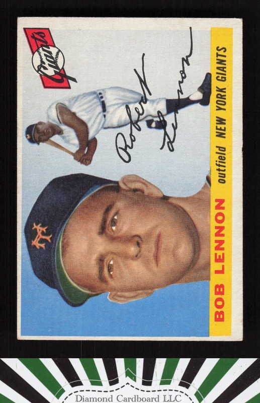 1955 Topps #119 Bob Lennon VGEX g, front