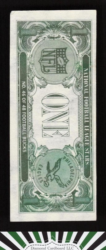 Topps Bucks #46 Clarence Peaks, back