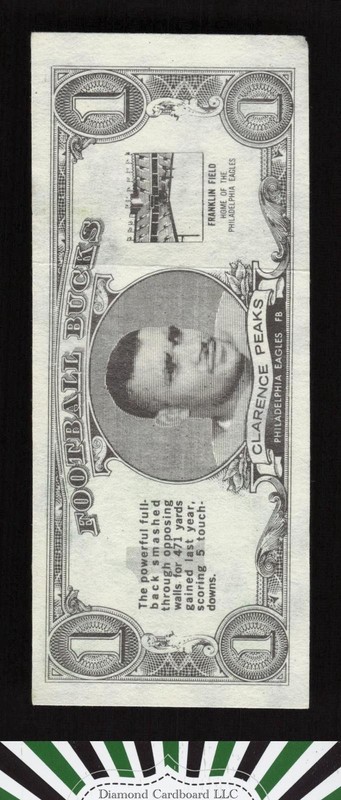Topps Bucks #46 Clarence Peaks, front