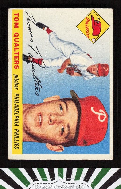 1955 Topps #33 Tom Qualters VG q, front