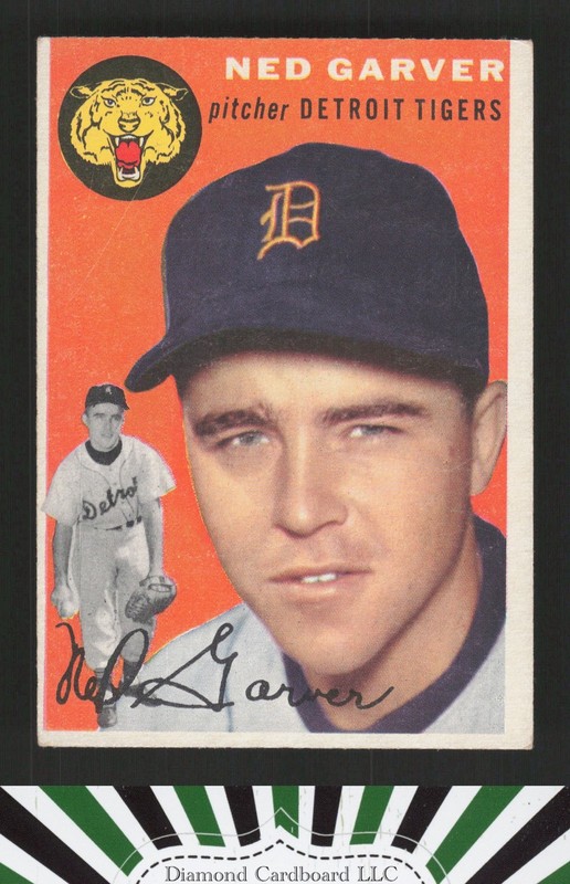1954 Topps #44 Ned Garver VGEX f, front