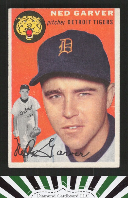 1954 Topps #44 Ned Garver EXMT a, front