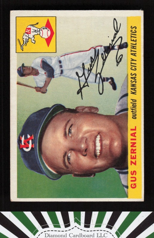 1955 Topps #110 Gus Zernial VGEX d, front