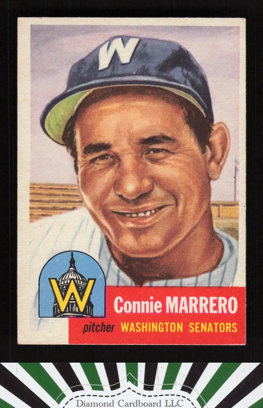 1953 Topps #13 Connie Marrero EXMT i, front