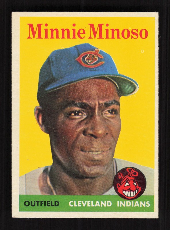 1958 Topps #295 Minnie Minoso NM k, front