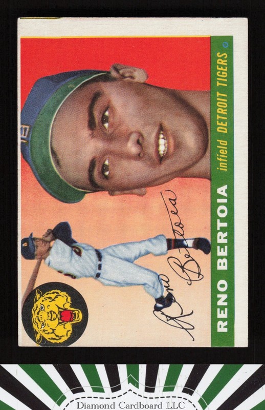 1955 Topps #94 Reno Bertoia EX (MC) b, front