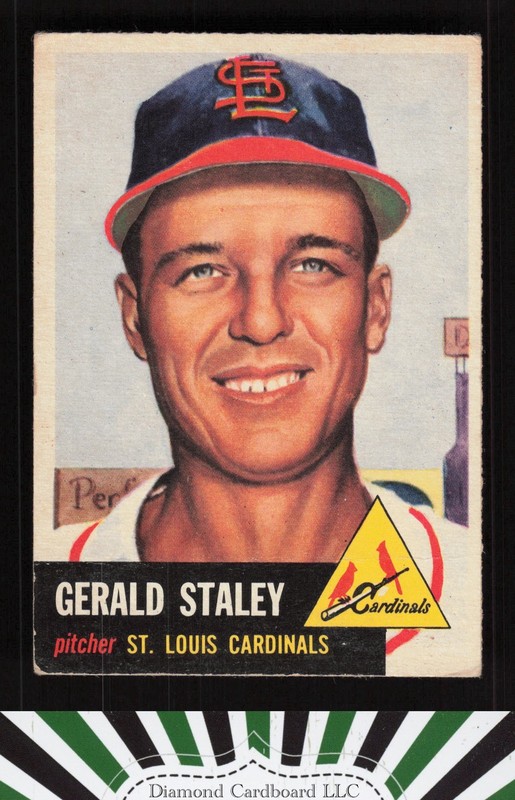 1953 Topps #56 Gerald Staley VG e, front