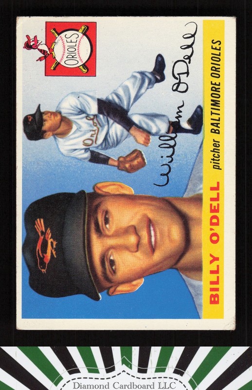 1955 Topps #57 Billy O'Dell VGEX m, front