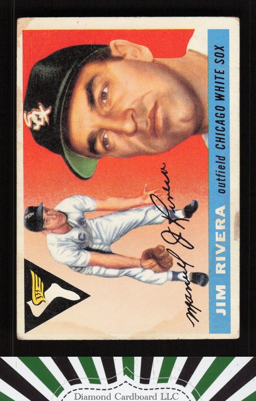 1955 Topps #58 Jim Rivera GD (ST) h, front