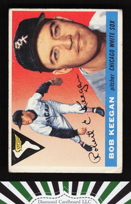 1955 Topps #10 Bob Keegan GD a, front