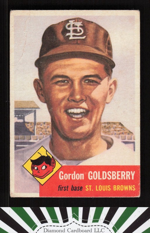 1953 Topps #200 Gordon Goldsberry PR a, front