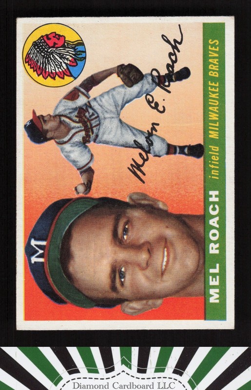 1955 Topps #117 Mel Roach EX l, front